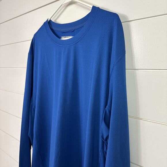 Duluth Trading Armachillo Sunperior UPF Long Sleeve Crewneck Shirt Blue sz 2XL - Picture 4 of 7